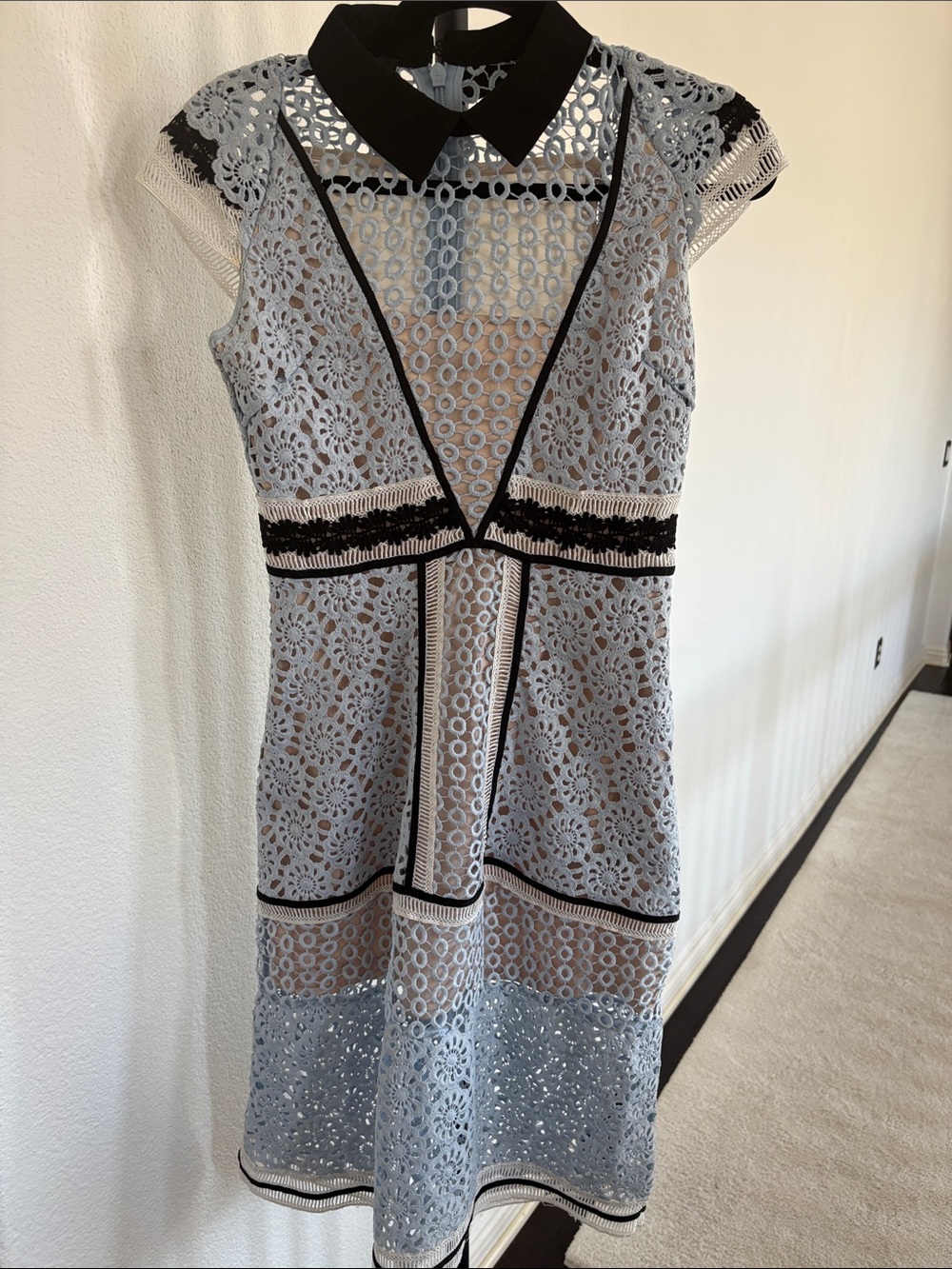 Bebe lace Midi Dress Size 2